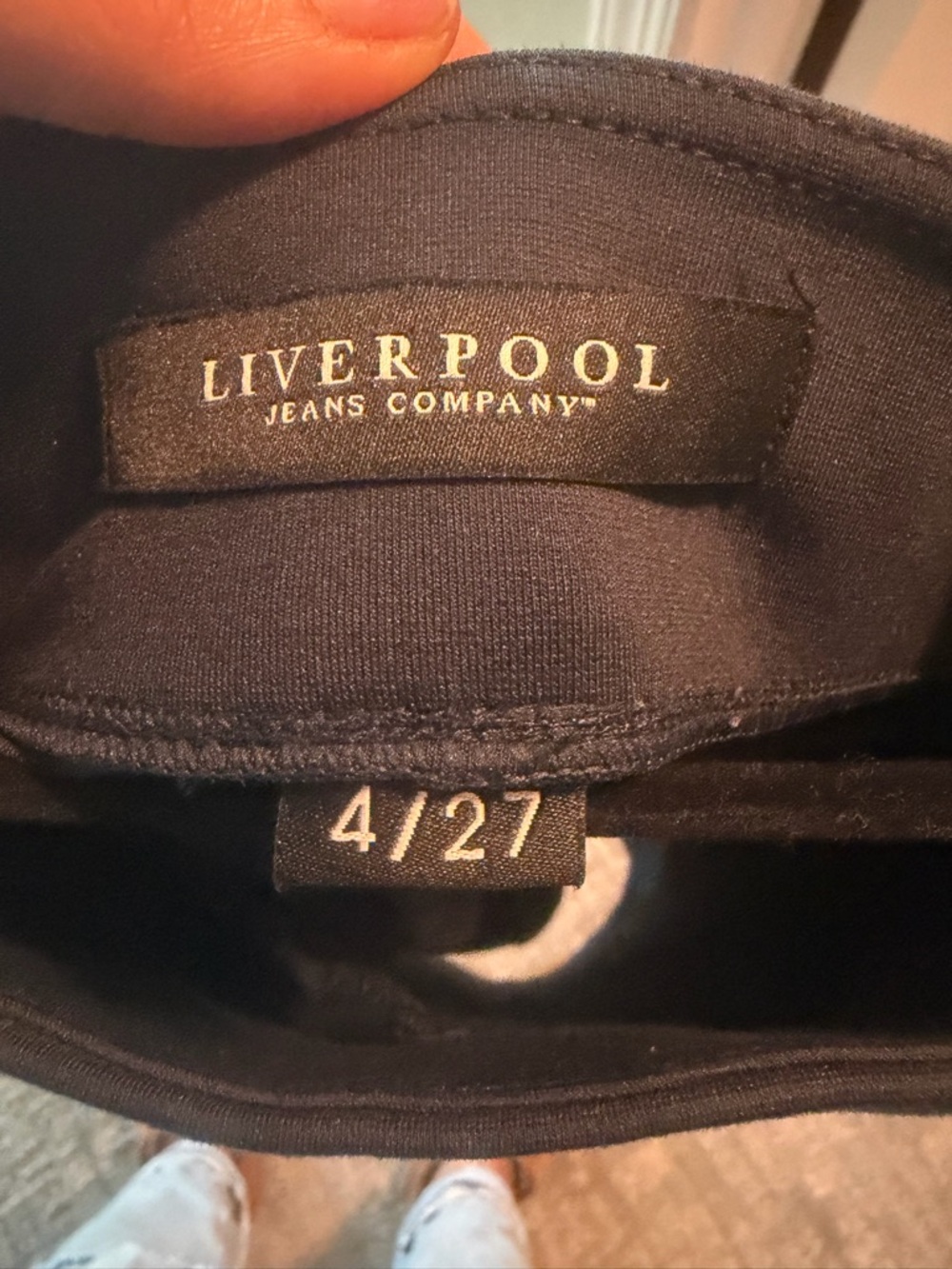 Liverpool Jeans Company Black Pencil Skirt with Zip Pockets - Picture 2 of 5